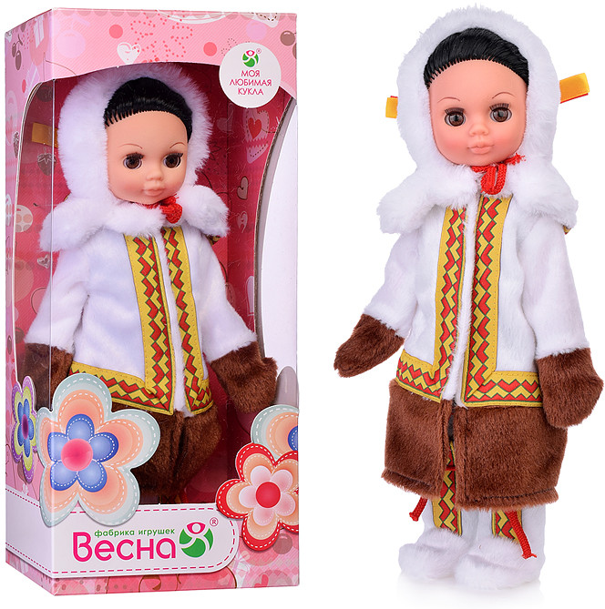 Кукла «Эля в костюме народов Севера 2» | Фабрика игрушек «Весна»
