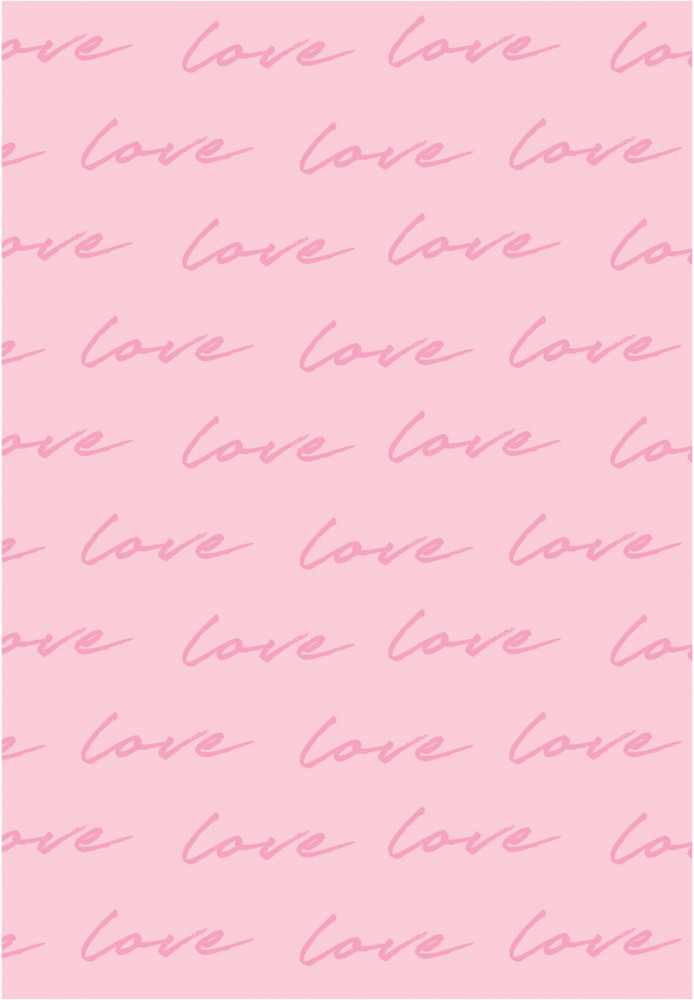Бумага упаковочная | Love pattern | Meshu