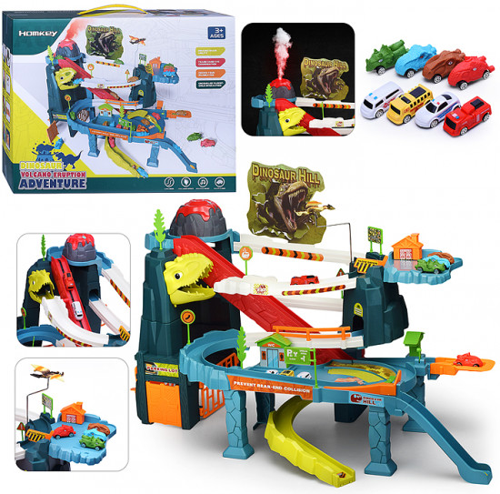 Паркинг-трек «Вулканический холм с динозавром»