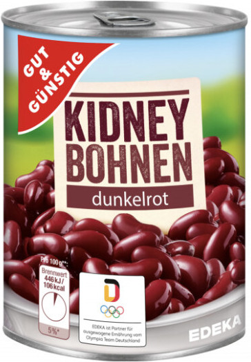 Красная фасоль консервированная