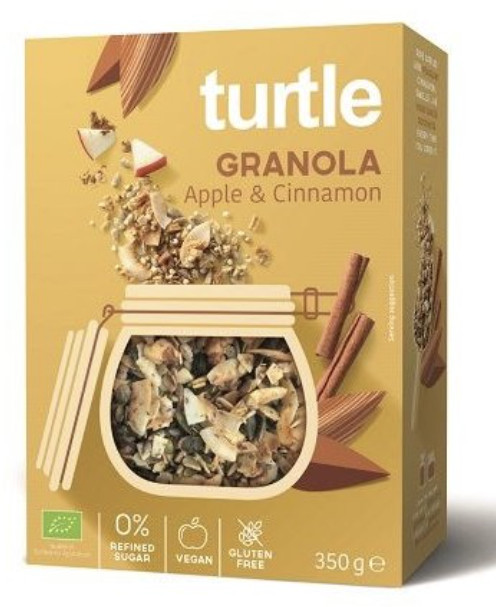 Органическая гранола без глютена с яблоком и корицей | Turtle