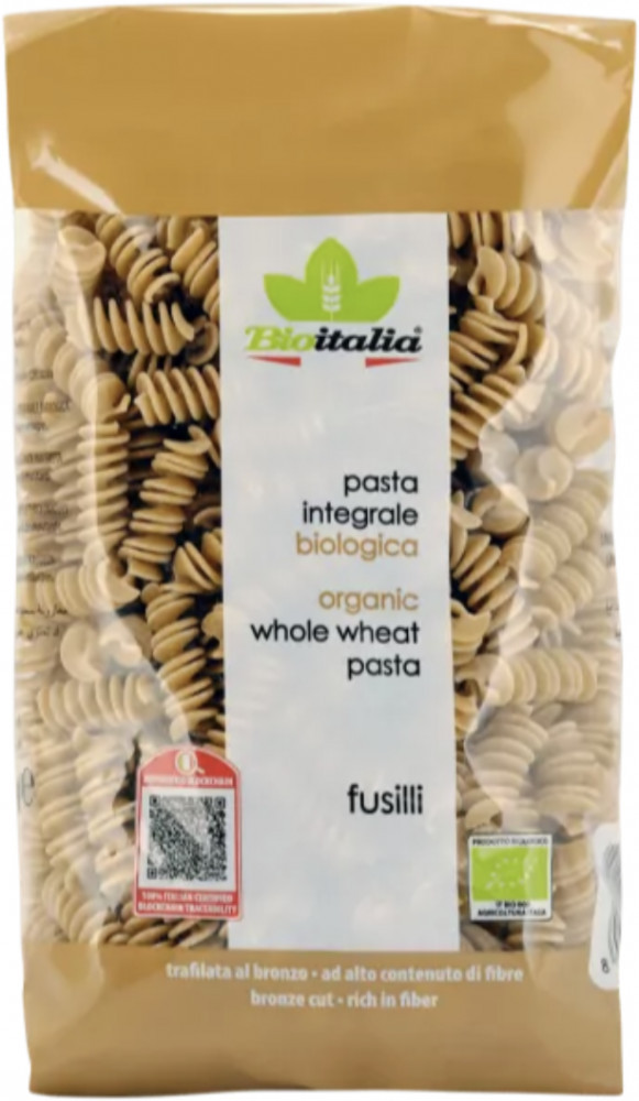 Макароны органические из цельной пшеницы «Fusilli» | Bioitalia