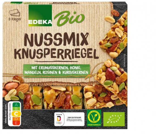 Набор органических батончиков-мюслей «Ореховый микс»