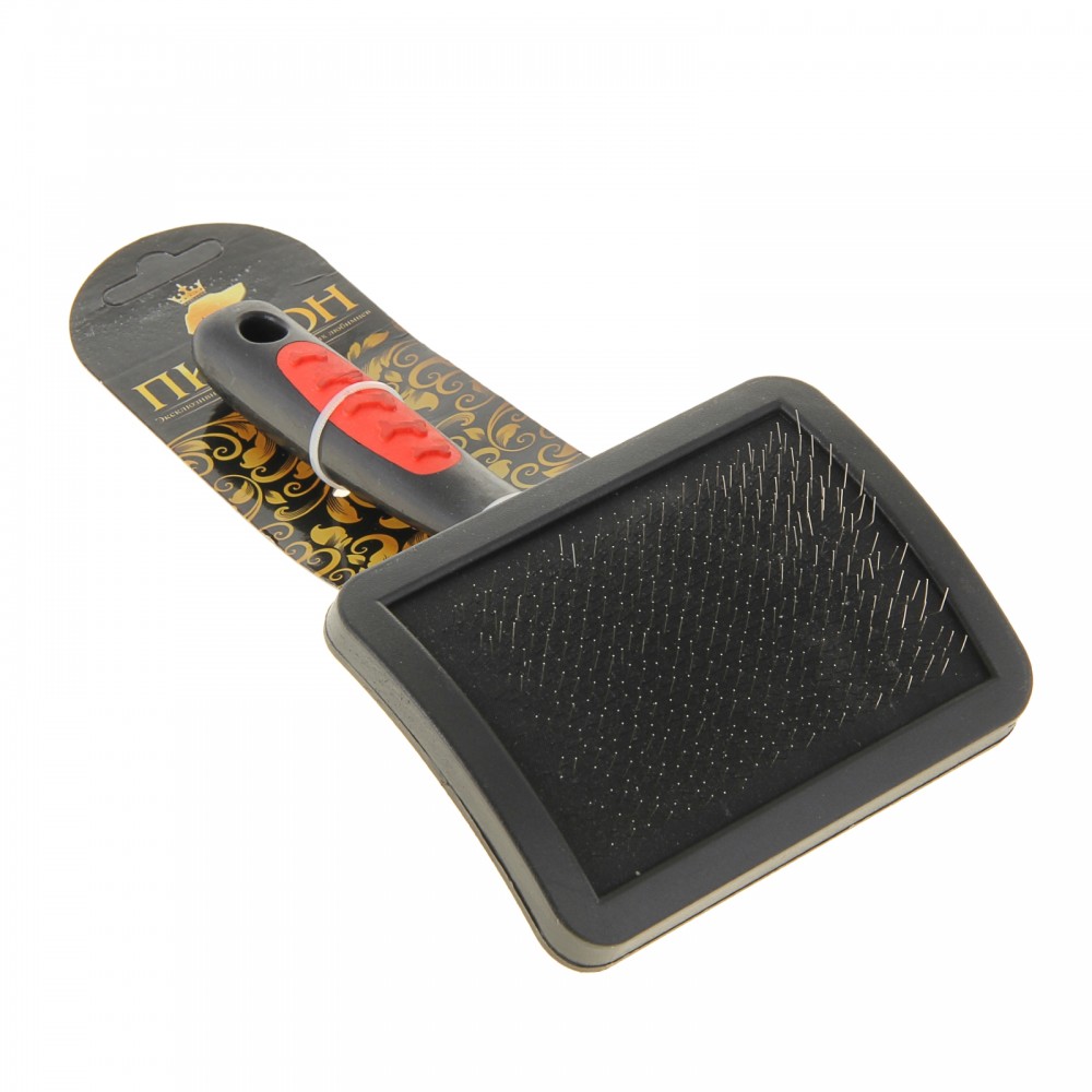 Пуходерка без капель Макси, прорезиненная ручка, 12 х 18 см | Пижон