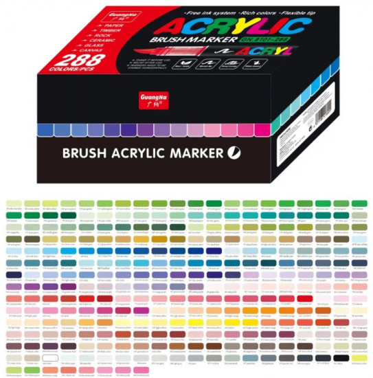 Набор акриловых маркеров