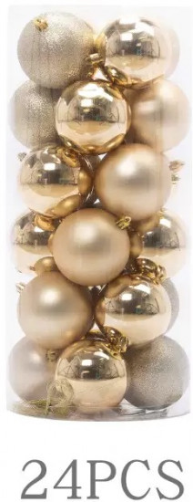 Набор новогодних шаров