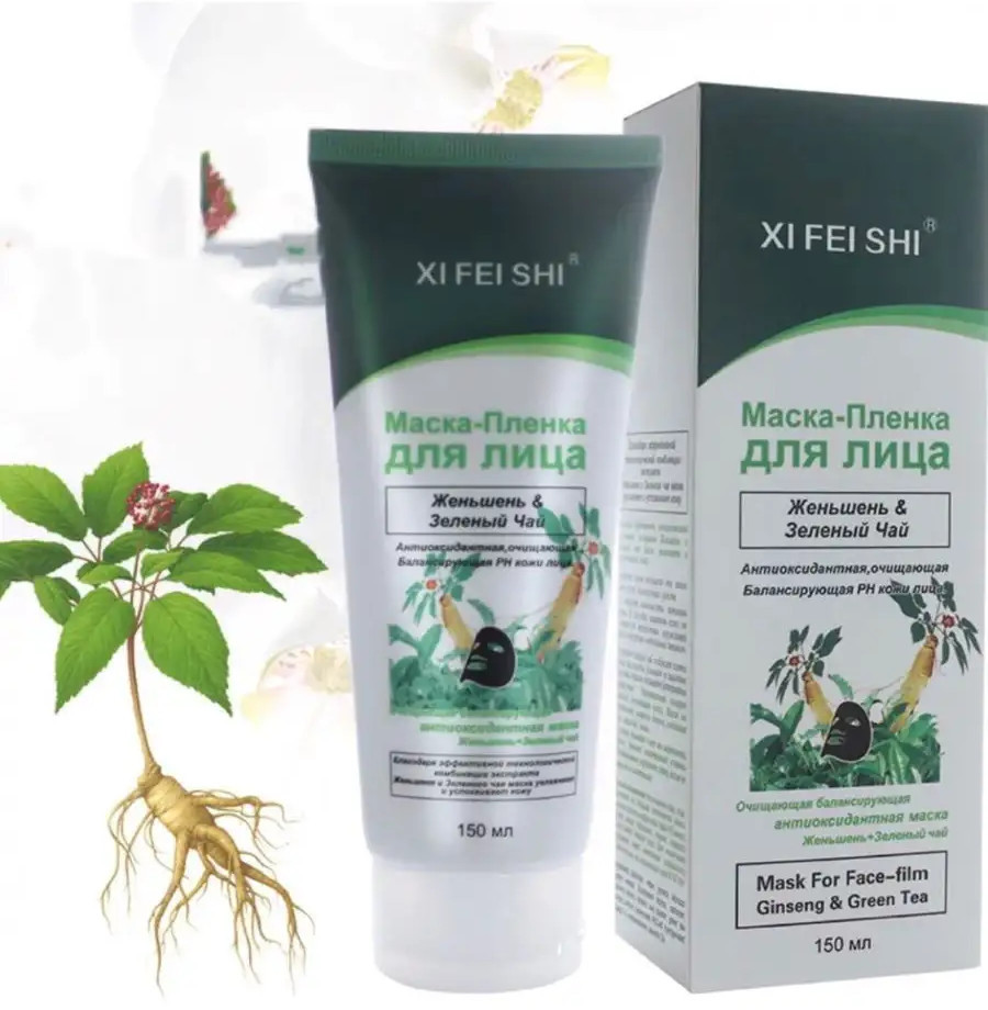 Маска-плёнка для лица «Женьшень и зелёный чай» | Xi Fei Shi