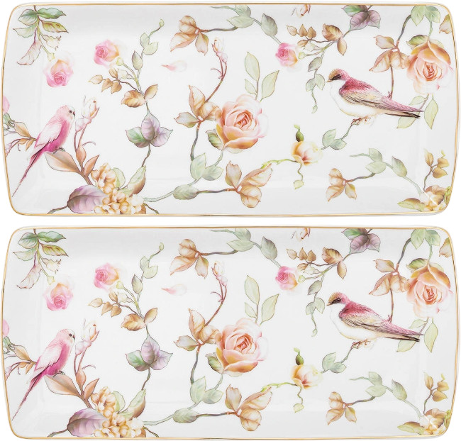 Набор блюд сервировочных «Певчие птички» | Певчие птички | Elan Gallery