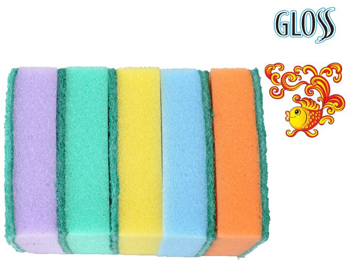 Набор губок бытовых с чистящим слоем «Гранд» | Gloss