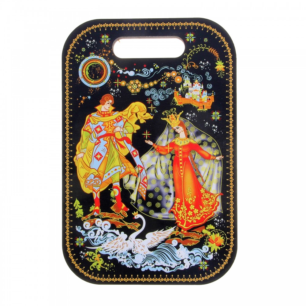 Доска разделочная прямоугольная «Лебедь» | Сувенирный дом «Панда»