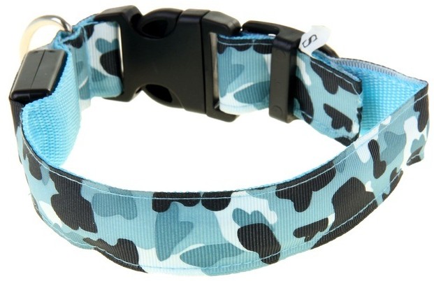 Ошейник с подсветкой «Милитари»
