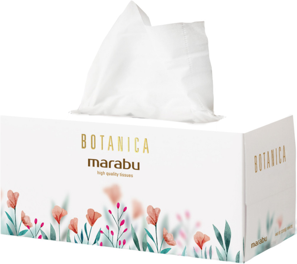 Салфетки бумажные двухслойные «Botanica» | Marabu
