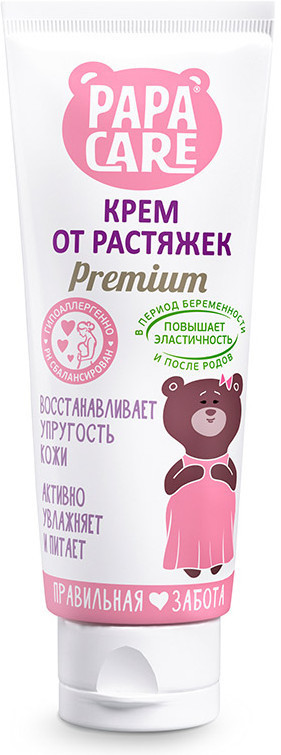 Крем против растяжек «3 в 1» | Premium | Papa Care