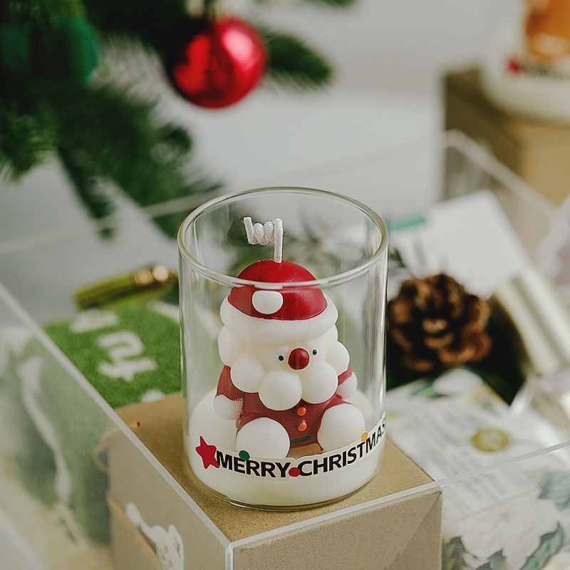 Ароматическая декоративная свеча «Дед Мороз»