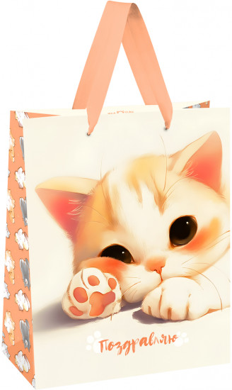 Пакет подарочный «Lovely kitten»