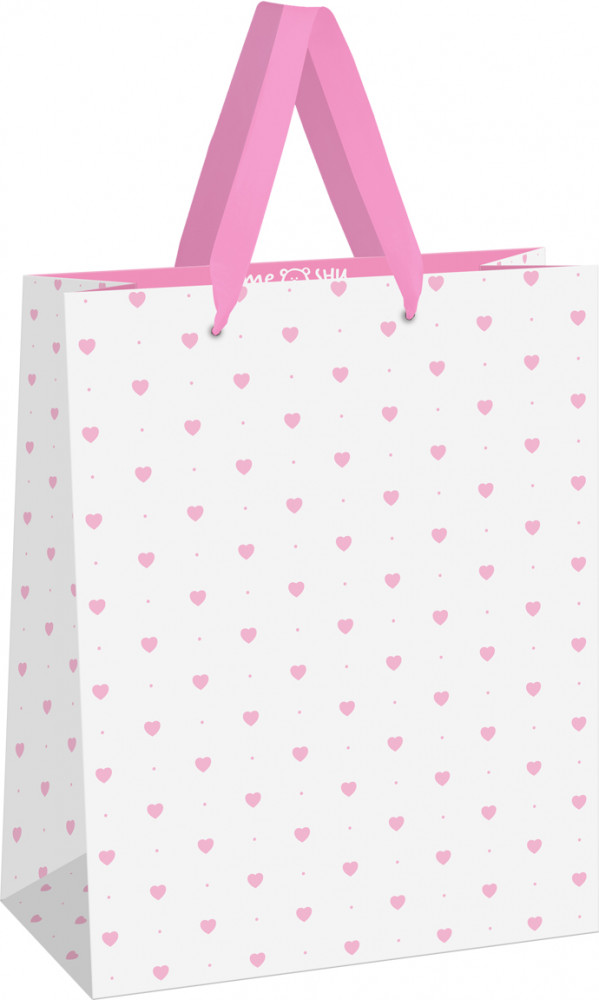 Пакет подарочный «Hearts pattern» | Meshu