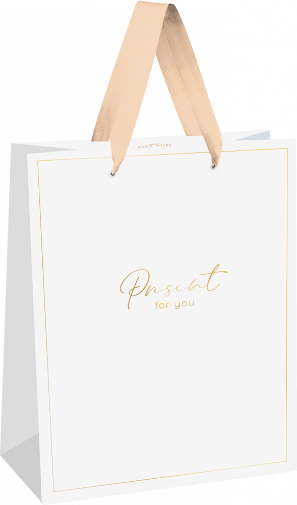 Пакет подарочный «White elegance» | Meshu