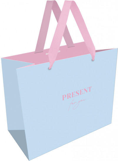 Пакет подарочный «Monochrome. Blue»