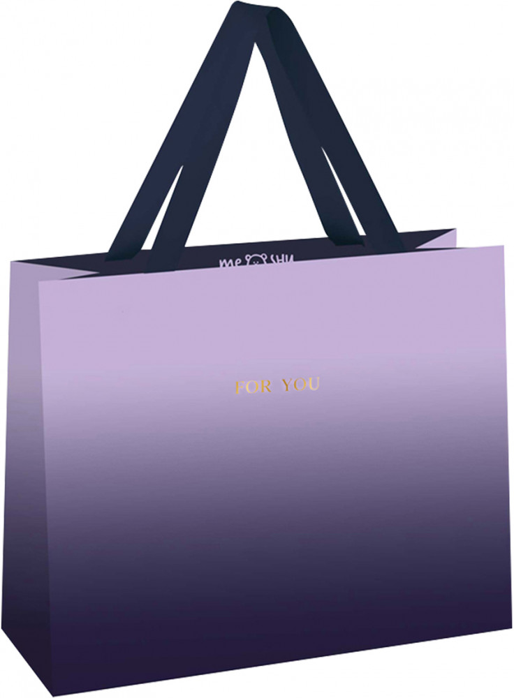 Пакет подарочный «Purple gradient» | Meshu