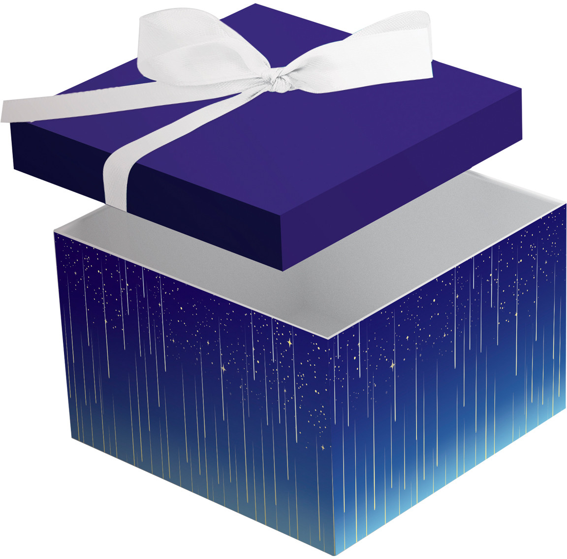 Коробка складная подарочная «Star rain» | Meshu