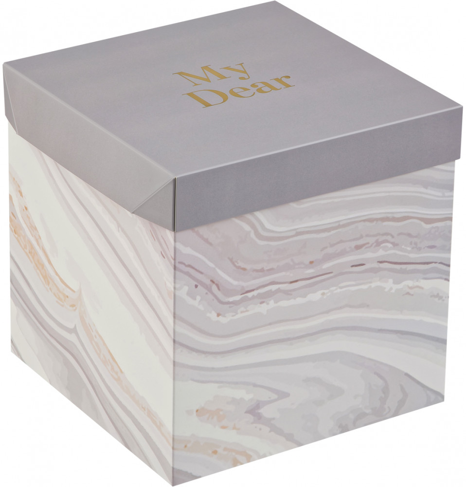 Коробка складная подарочная «Marble» | Meshu