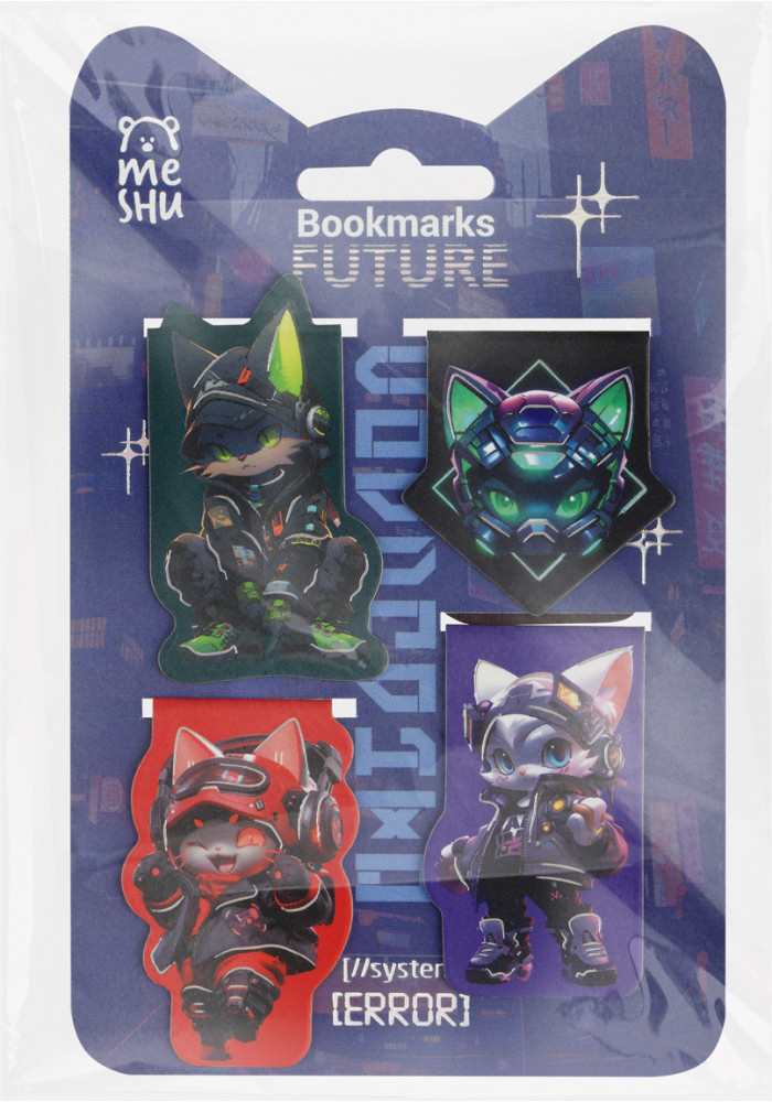 Набор закладок для книг магнитных «Future» | Meshu