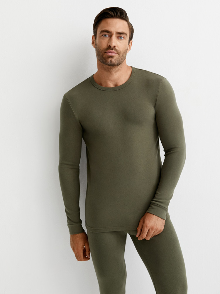 OmU 1616T CO Лонгслив мужской "Термо" | Omsa