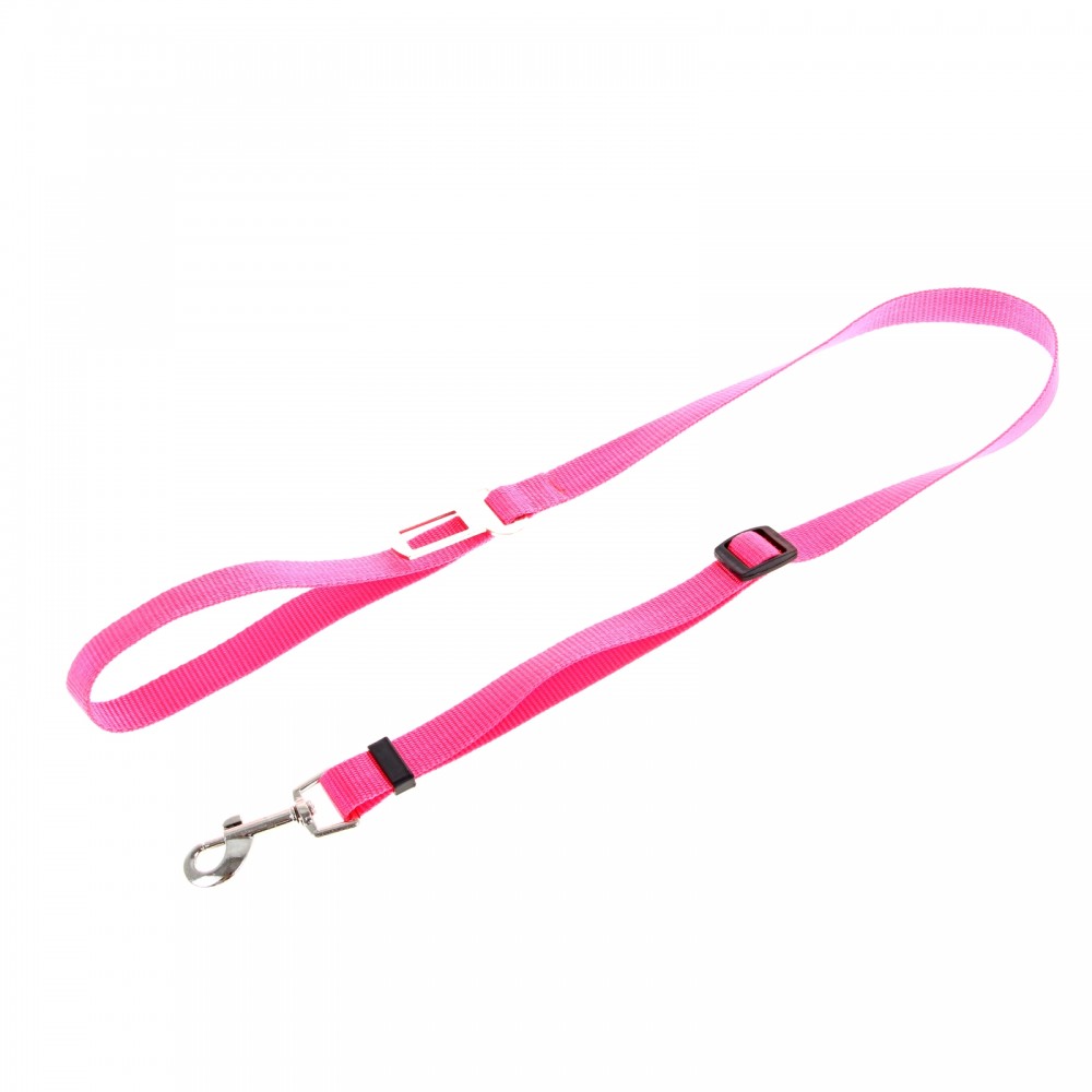 Поводок и автомобильный ремень безопасности 2 в 1, розовый