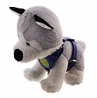 Шлейка «Чудо в перьях» (обхват шеи 30-50 см, обхват груди 38-54 см), синяя