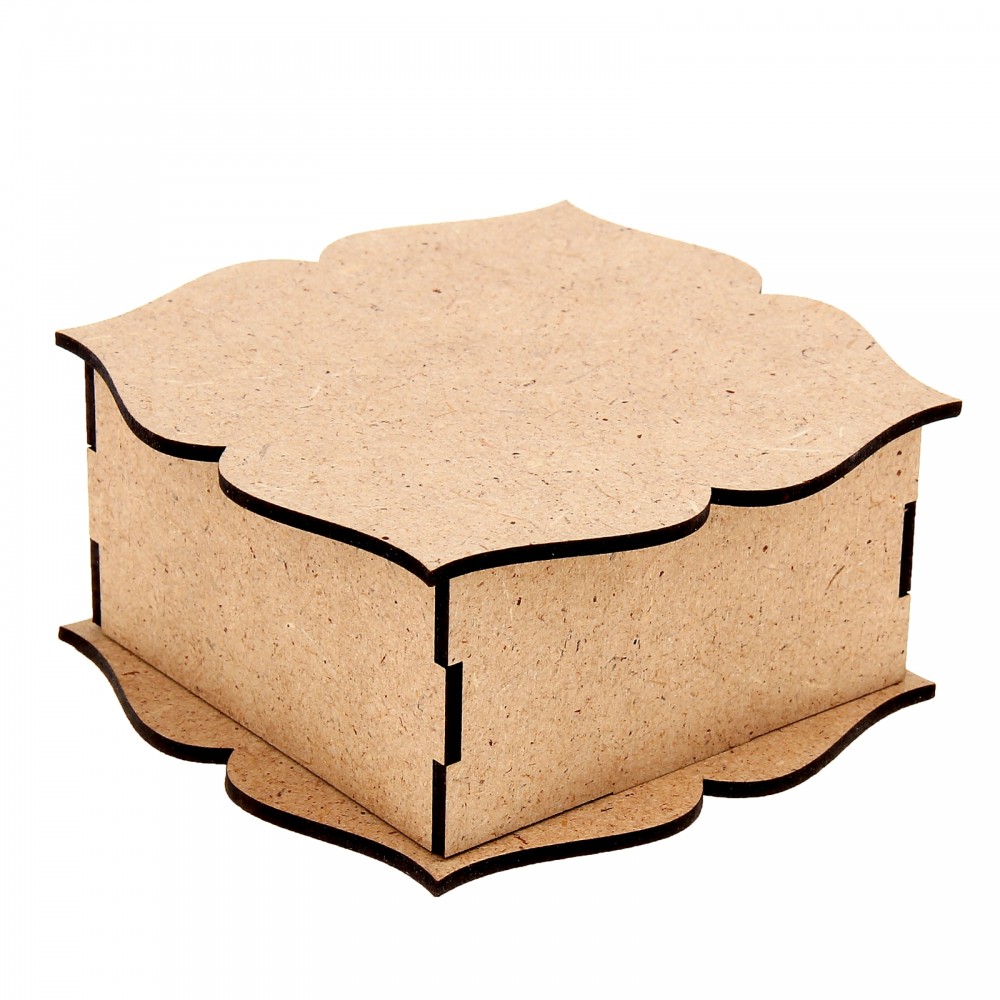 Шкатулка для декора «Квадрат» (набор 7 деталей) | Арт Узор