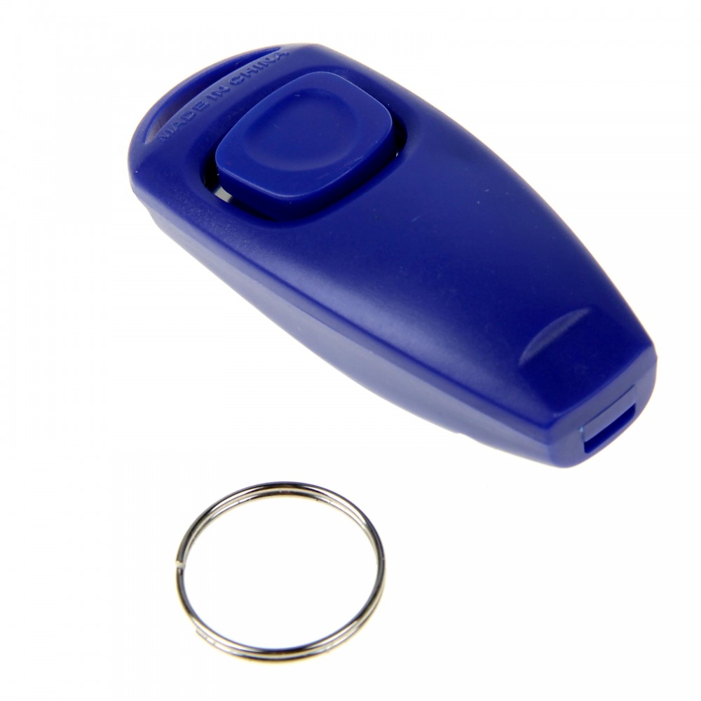 Кликер со свистком для дрессировки собак, цвета в ассортименте