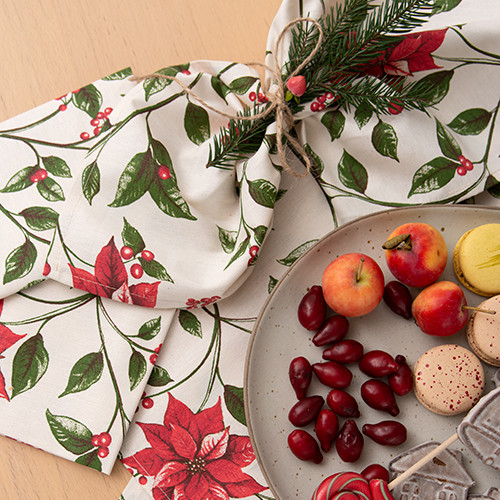 Набор салфеток декоративных «Пуансеттия»