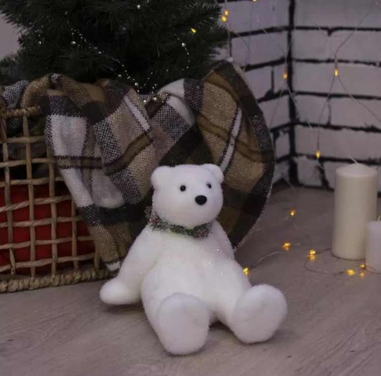 Рождественская фигура «Белый мишка» | ИнтерPresent