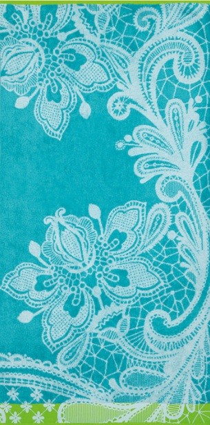 Полотенце махровое пестротканое «Lace Flower» (Cleanelly, 70х130) | Lace Flower | ДМ Текстиль