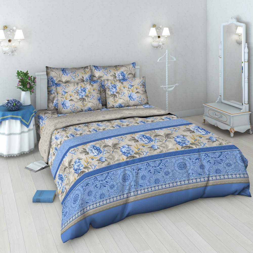 Комплект постельного белья «Кружевной стиль» (арт. 5031/1, семейный, бязь, 2 наволочки 70х70) | Русская душа | ТДЛ Текстиль