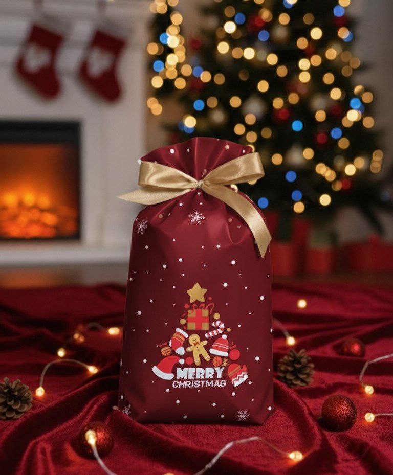 Пакет новогодний для сувениров и подарков