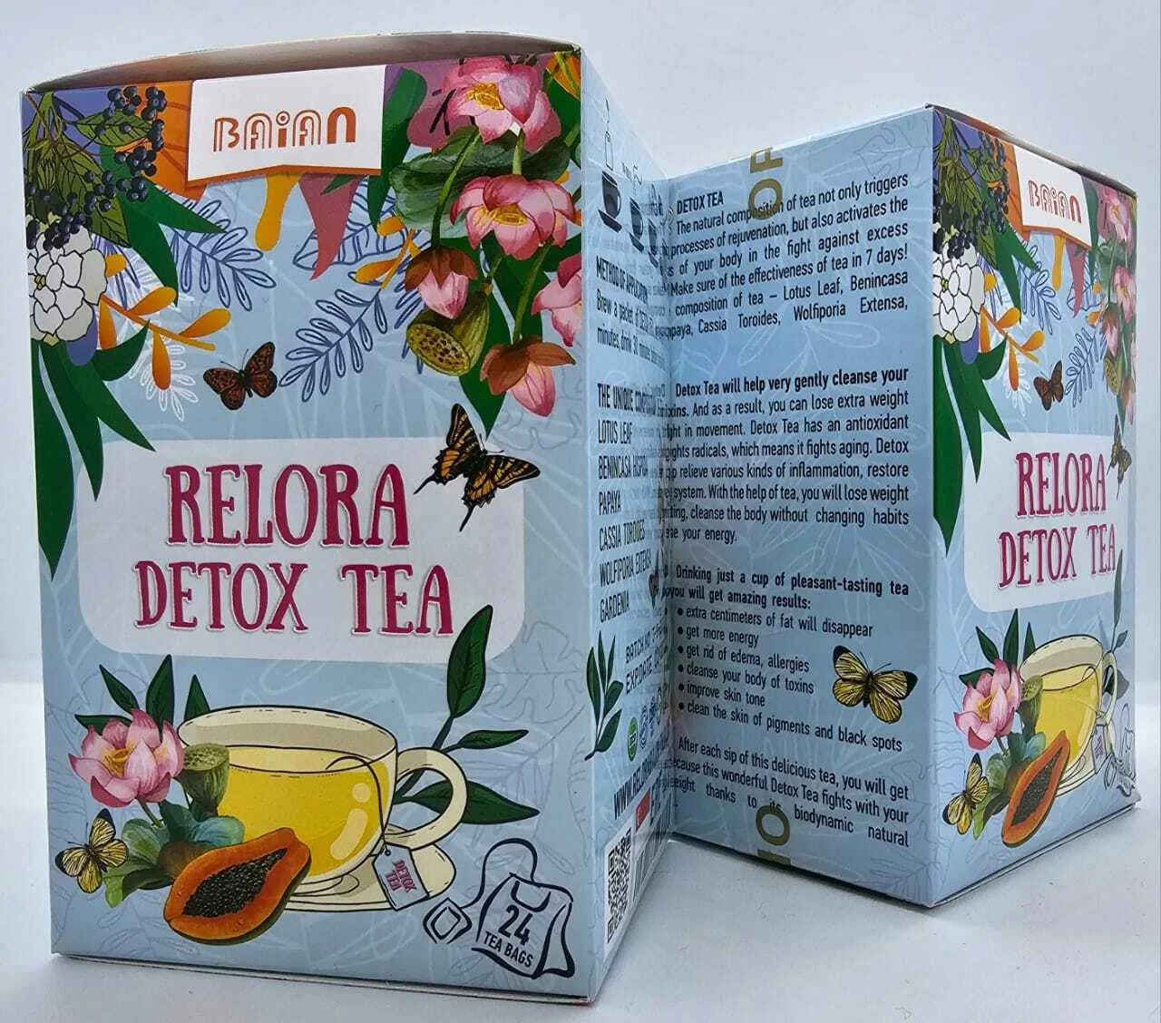 Детокс-чай для похудения «Relora Detox Tea» | Baian