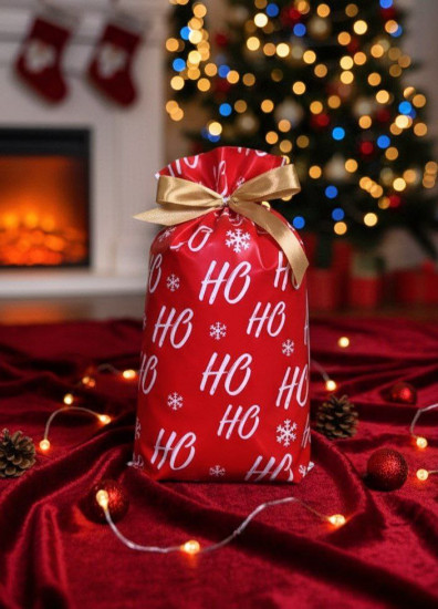 Пакет новогодний для сладостей и подарков