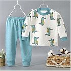 белый/голубой