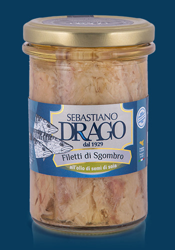 Филе скумбрии в соевом масле