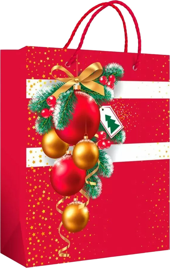 Пакет подарочный «Праздничный декор» | Империя поздравлений