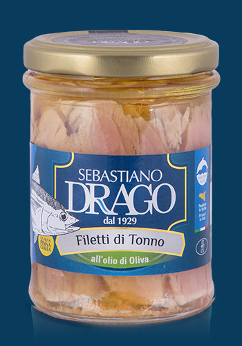 Филе тунца в оливковом масле холодного отжима