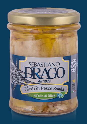 Филе рыбы-меч в оливковом масле