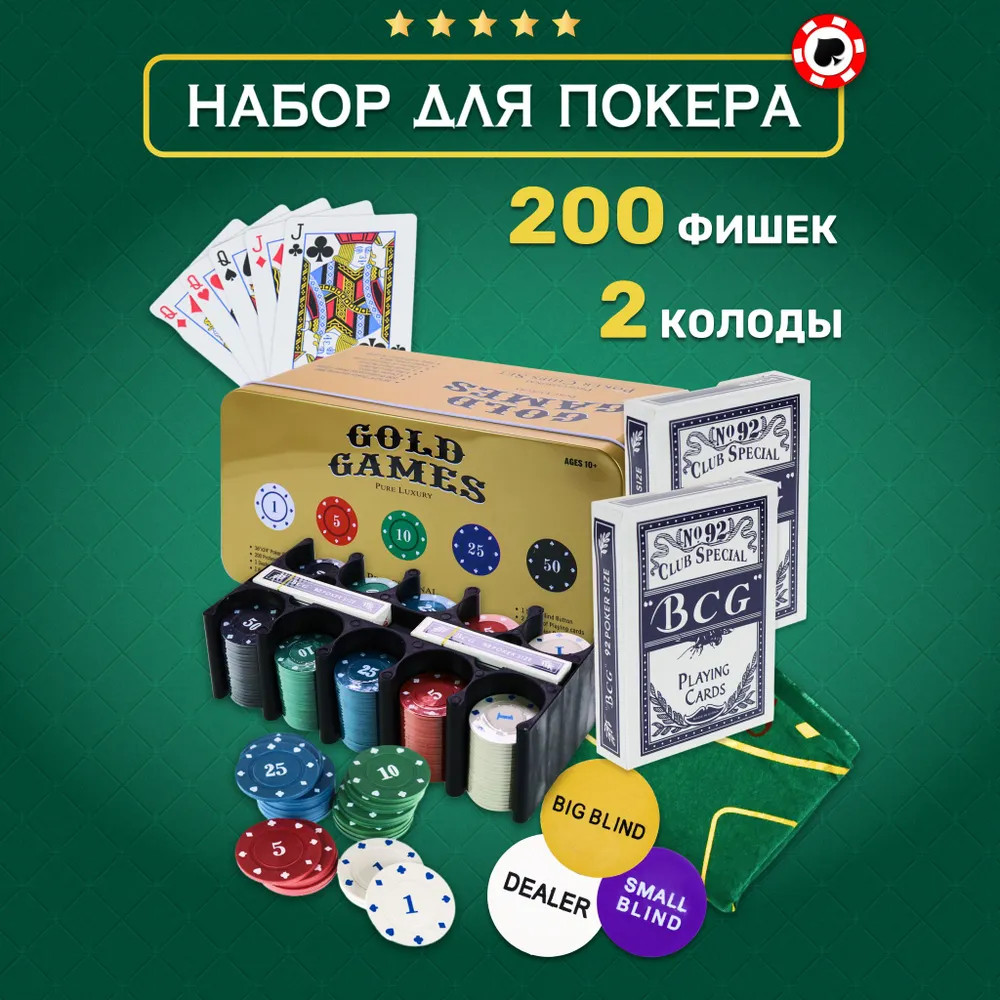 Набор для покера «Каре» | Миленд