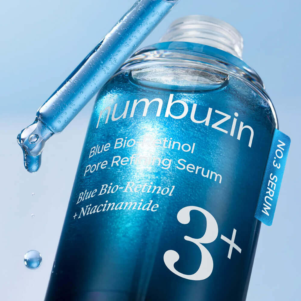 Сыворотка для сужения пор с ретинолом «No.3 Blue Bio-Retinol Pore Refining Serum» | Numbuzin
