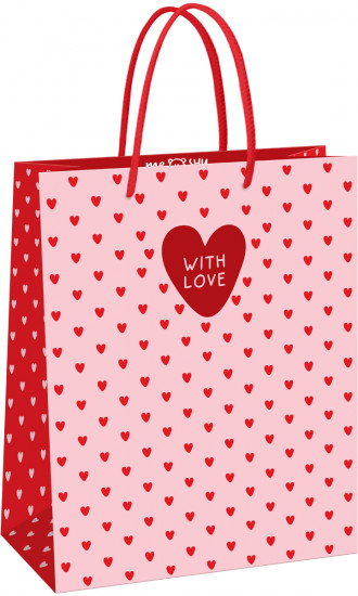 Пакет подарочный «Heart pattern»