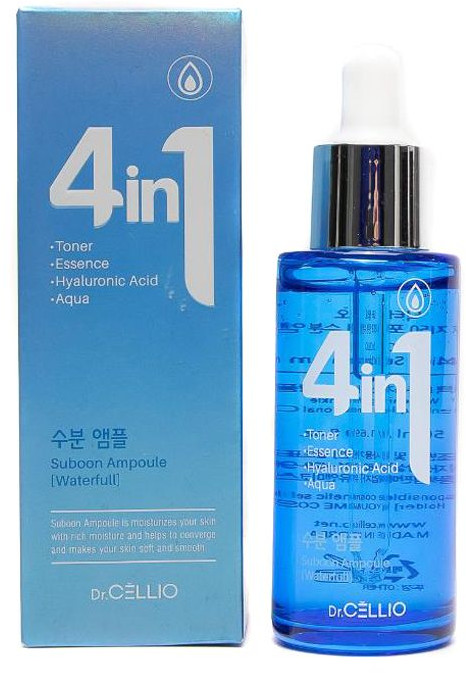 Увлажняющая сыворотка для лица «4 in 1 Suboon Ampoule (Waterfull)» | Dr. Cellio
