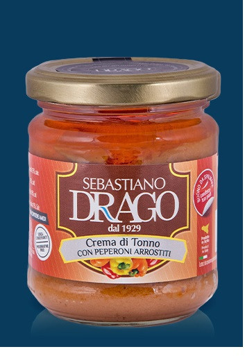 Крем из тунца с жареным перцем