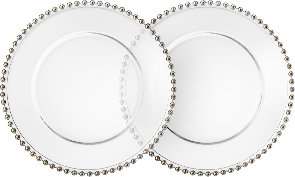 Набор тарелок «Golden Charm» | Pearl | Lefard