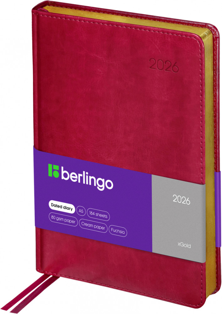 Ежедневник датированный на 2026 год | xGold | Berlingo